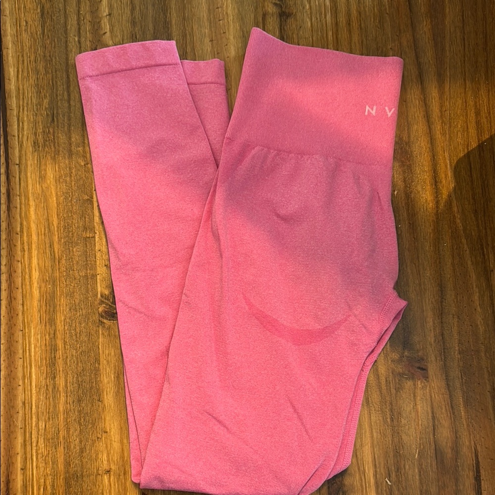 NVGTN Pink Leggings Seamless Athletic Bottoms